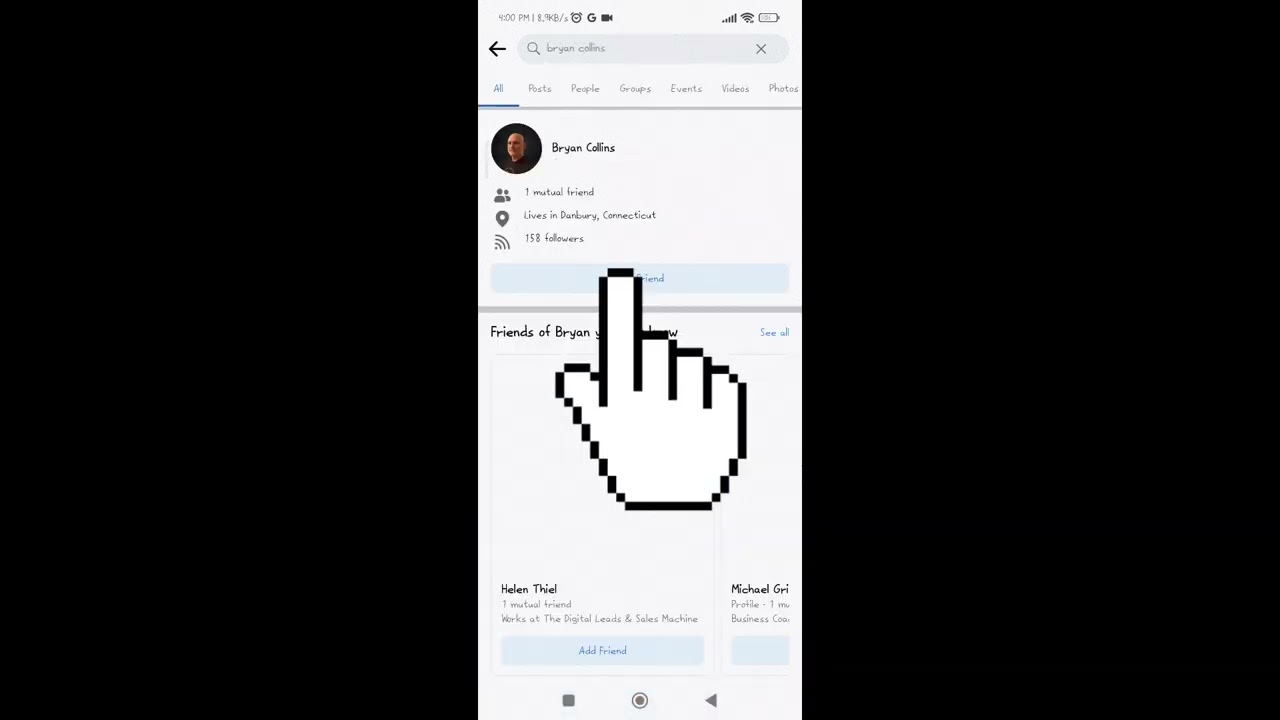 Adding Friends on Facebook - step by step guide for parents