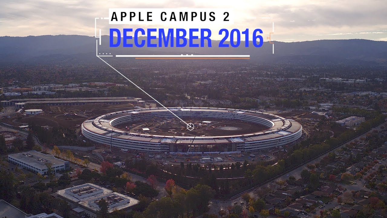 APPLE CAMPUS 2: December 2016 Extended Aerial Update
