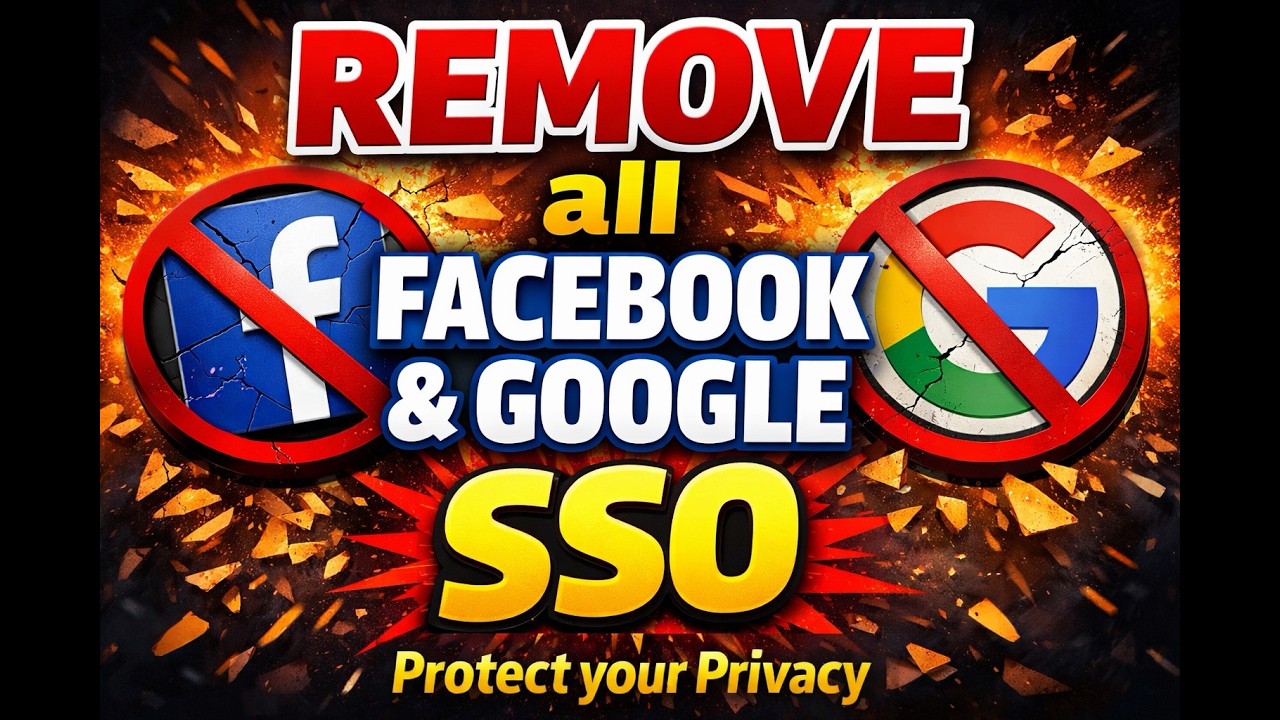 Stop Using “Sign in with Google/Facebook” (SSO Privacy Risks + How to Remove Access)