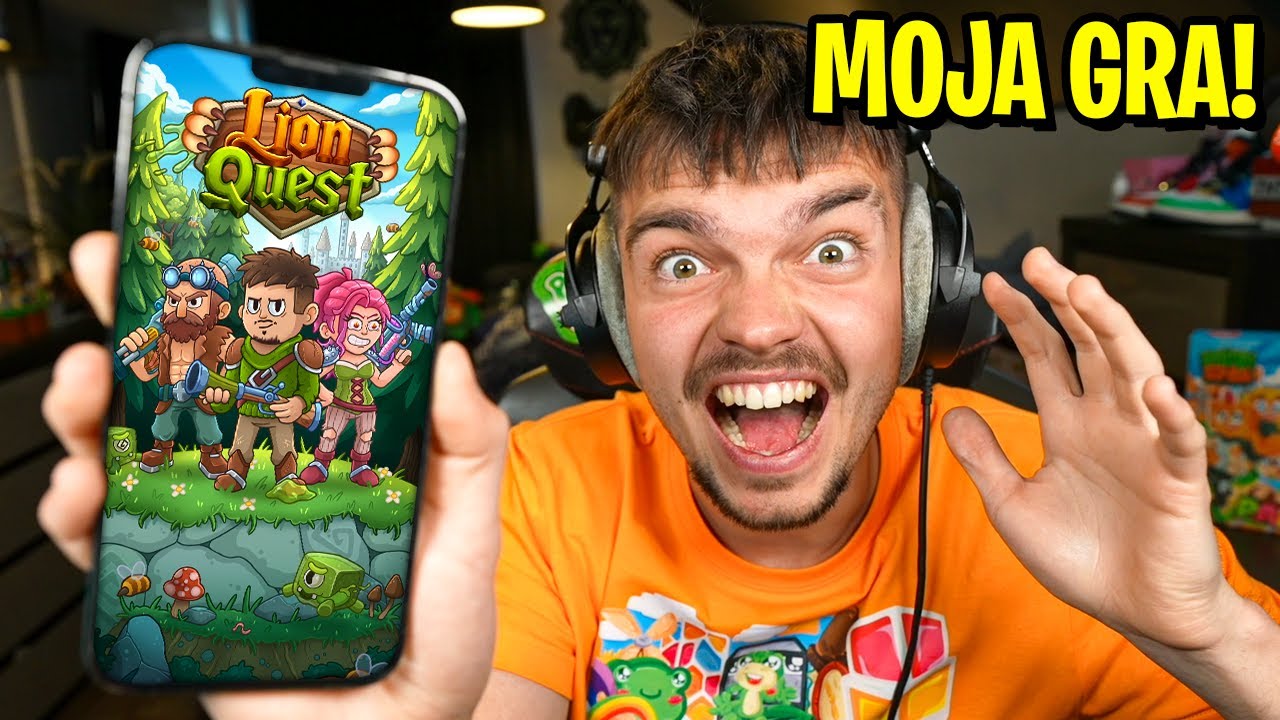 WYDAŁEM WŁASNĄ GRĘ na TELEFON! (LION QUEST) 🎮😱