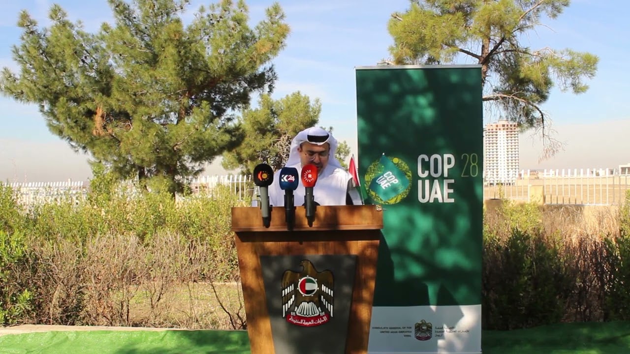 COP 28 UAE-Consulate General of the Emirates/Erbil-happiness Consul General Ahmed Ibrahim AlDhaheri