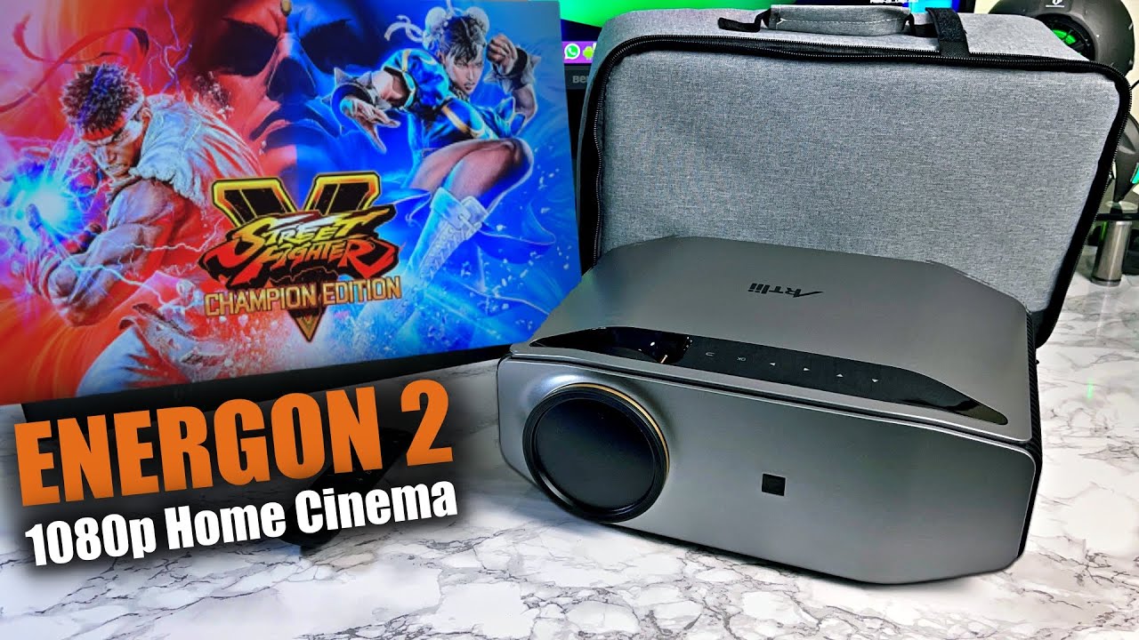 ARTLII Energon 2 - 1080P LED Projector - 8000 Lumens - Under £300 - PS5/XBOX 300