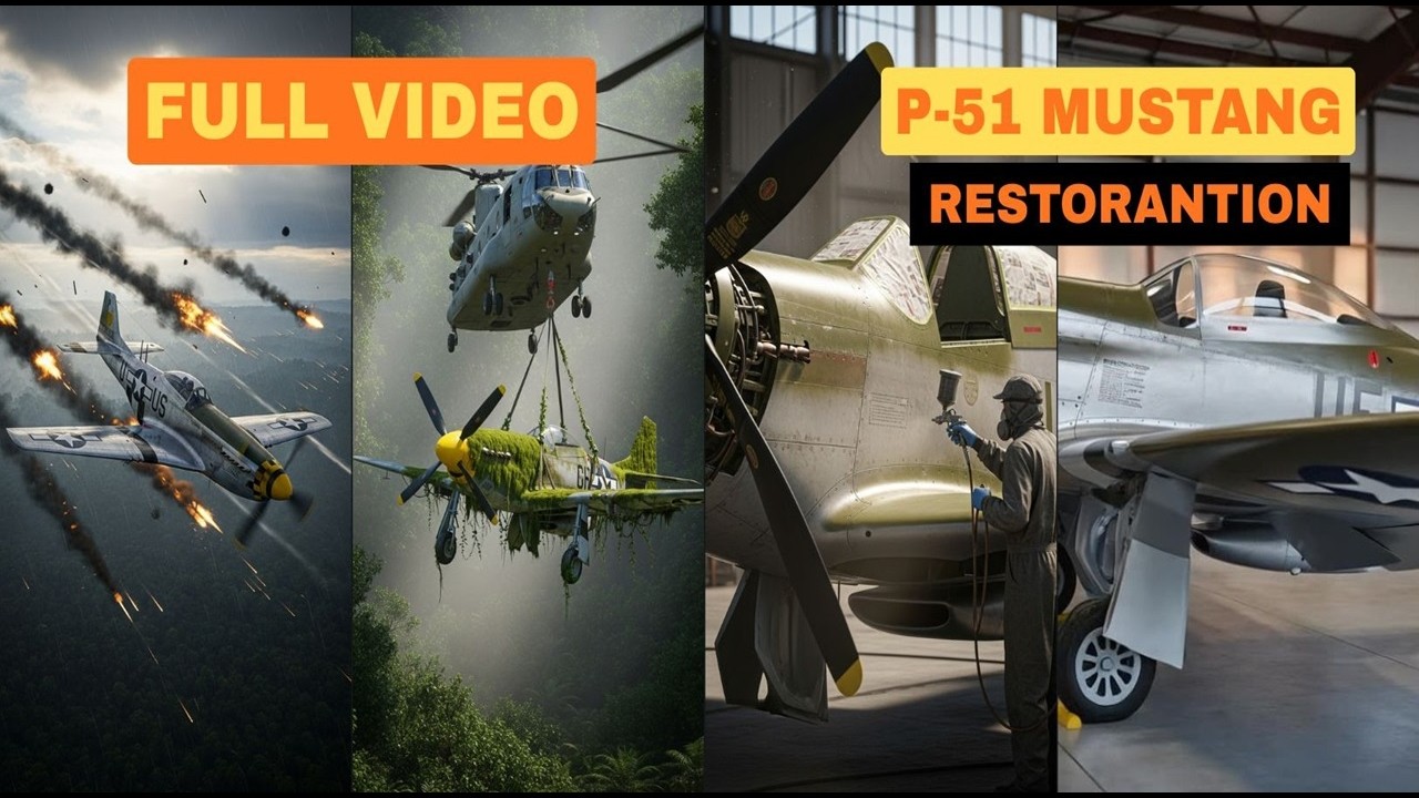 🎬 Lost Machines Restored: Wewak – P-51 Mustang Restoration | Full Video