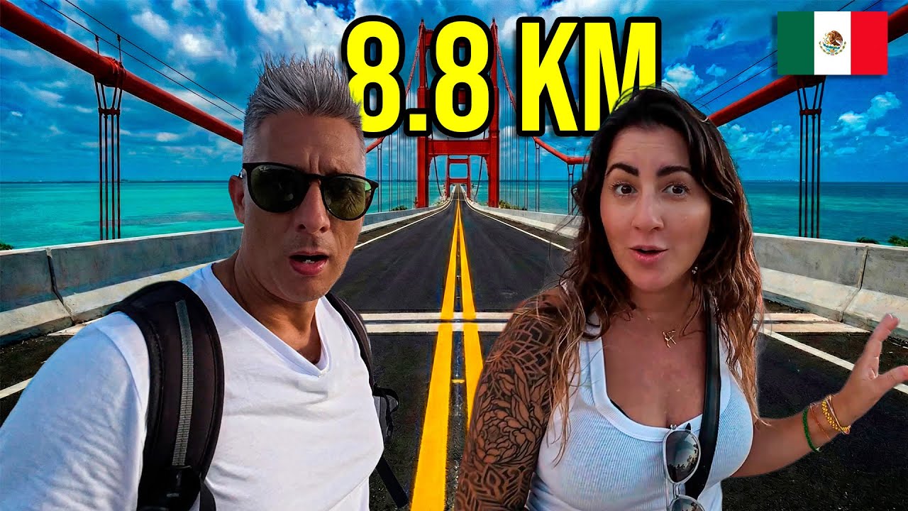 Así es el ASOMBROSO Puente Nichupté ¿El MÁS LARGO de MEXICO? 😱