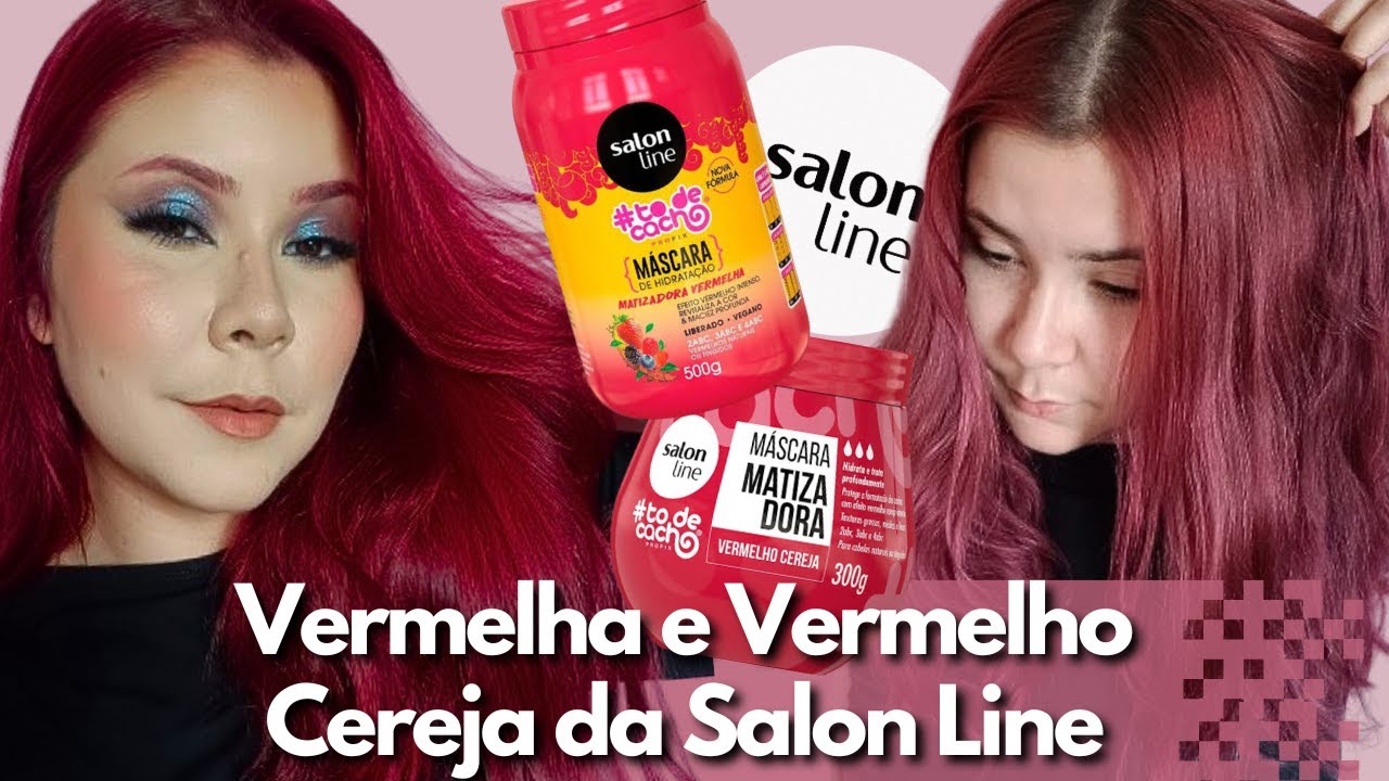 MATIZADORES Vermelho e Vermelho CEREJA da SALON LINE