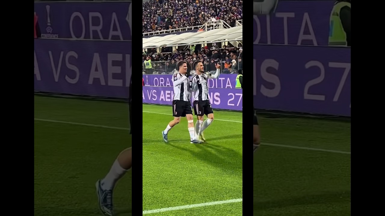 FIORENTINA JUVE 1-1, gol di KOSTICCC 