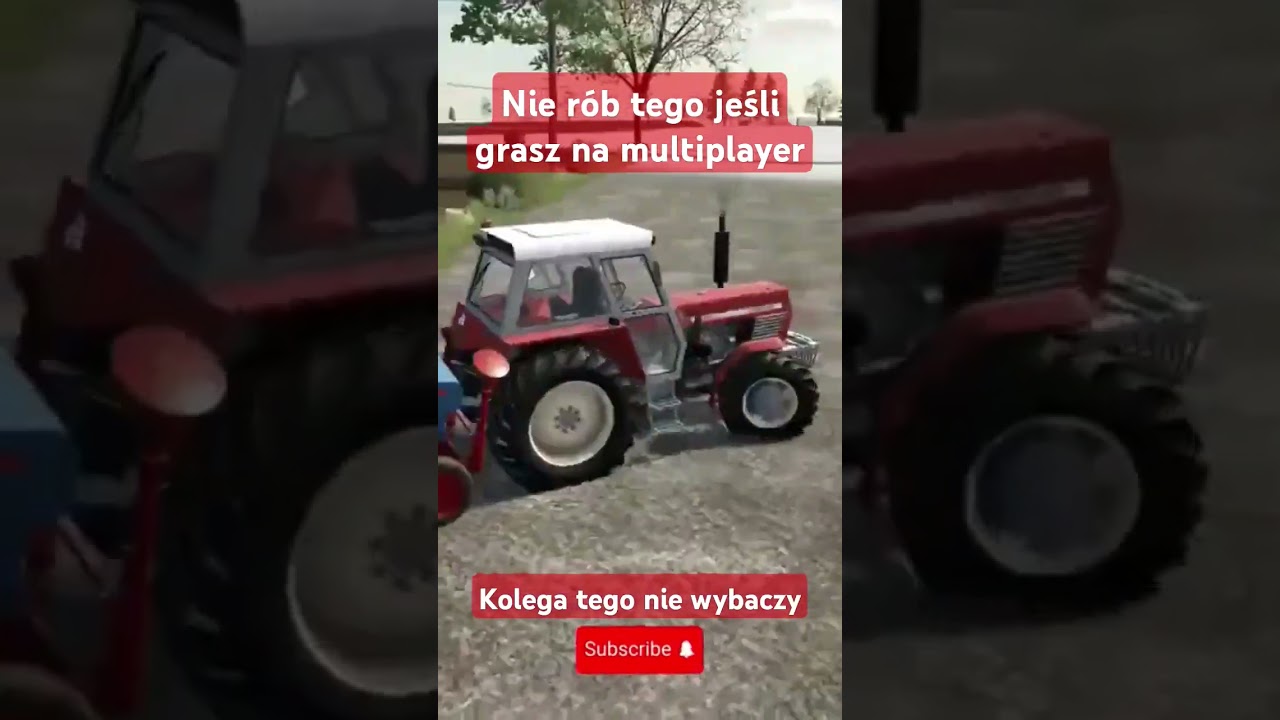 Tego lepiej nie robić na multiplayer w #farmingsimulator22
