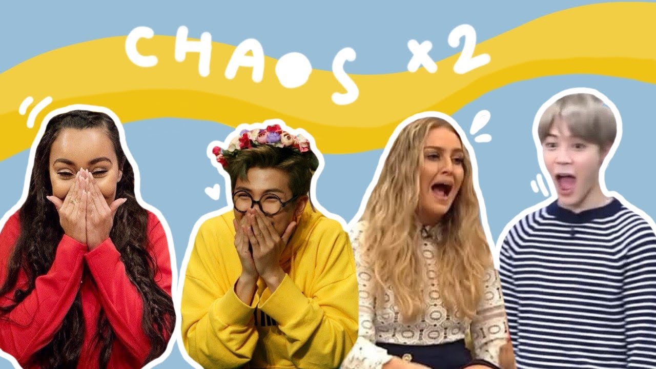 little mix and bts radiating the same chaotic energy