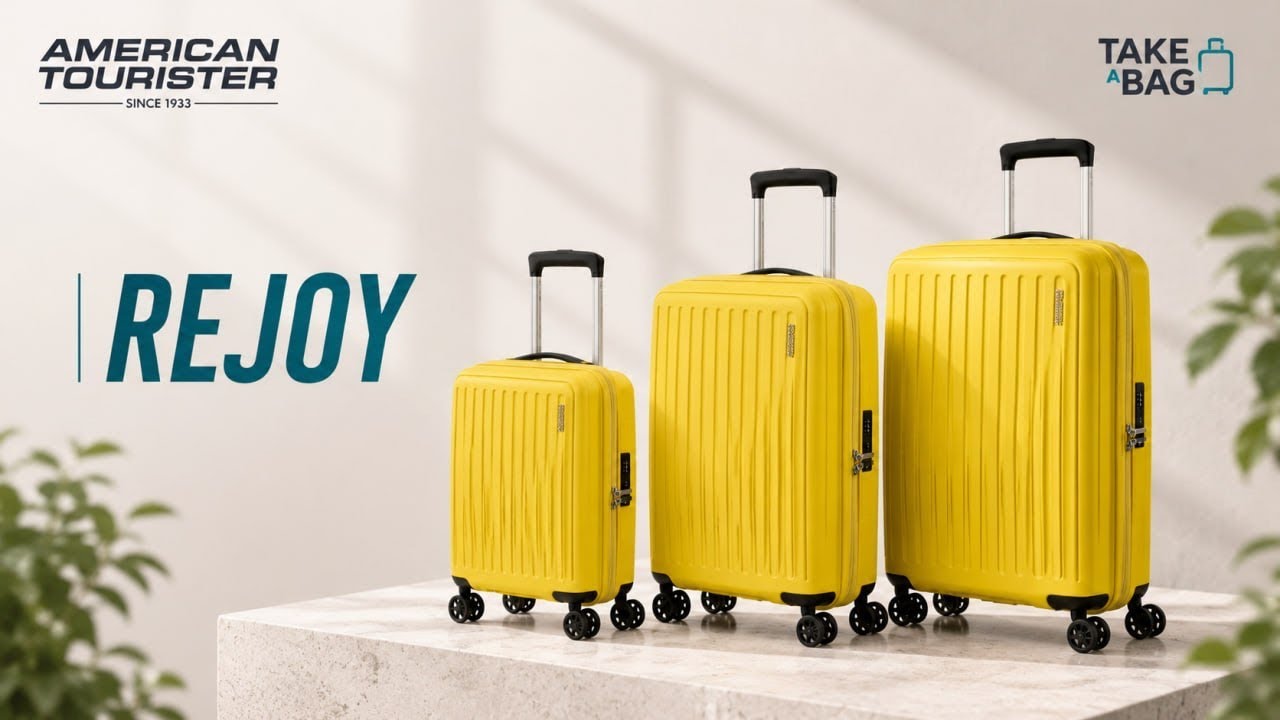 Чому варто обрати валізу American Tourister Rejoy? Огляд усіх розмірів