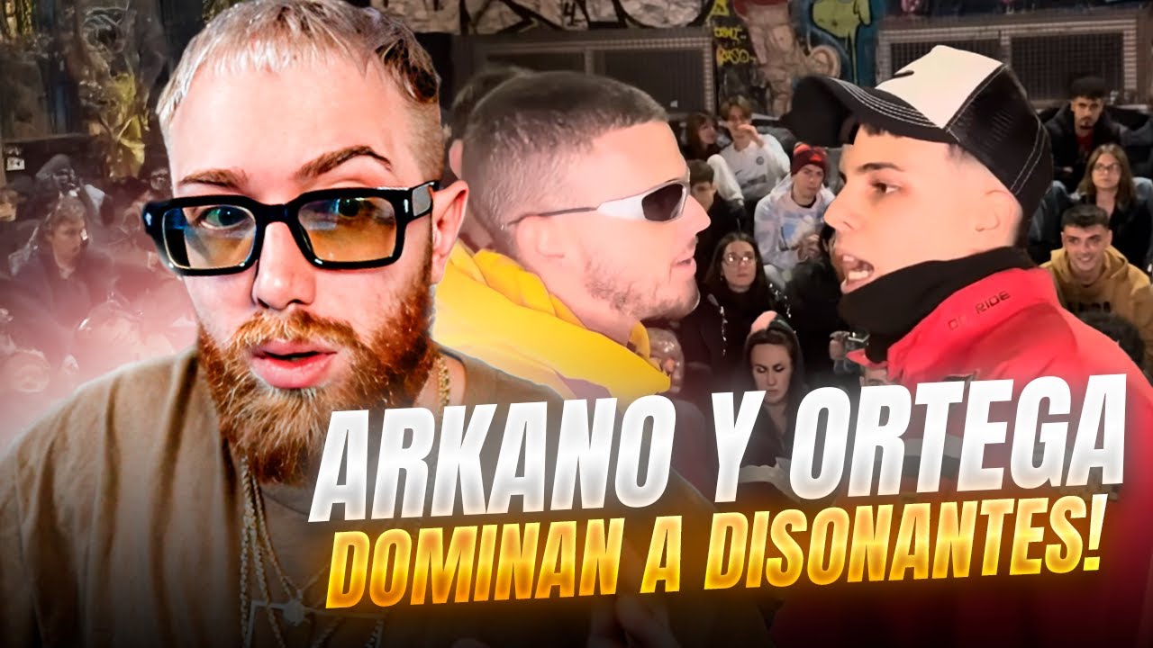 ¡ARKANO Y ORTEGA DOMINAN A DISONANTES EL PARQUE! | ORTEGA Y ARKANO VS NOCRE Y DR FILTROS GENERAL RAP