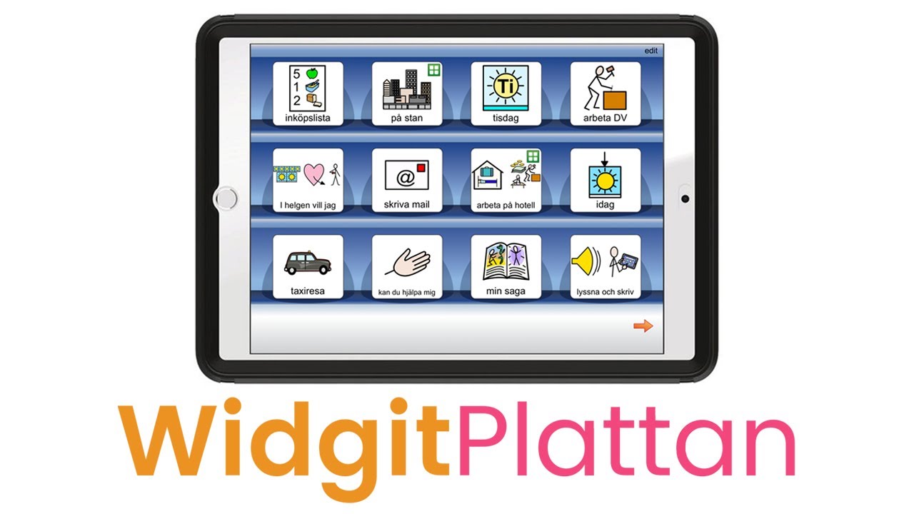 WidgitPlattan - samtalsapparat med Widgit Go