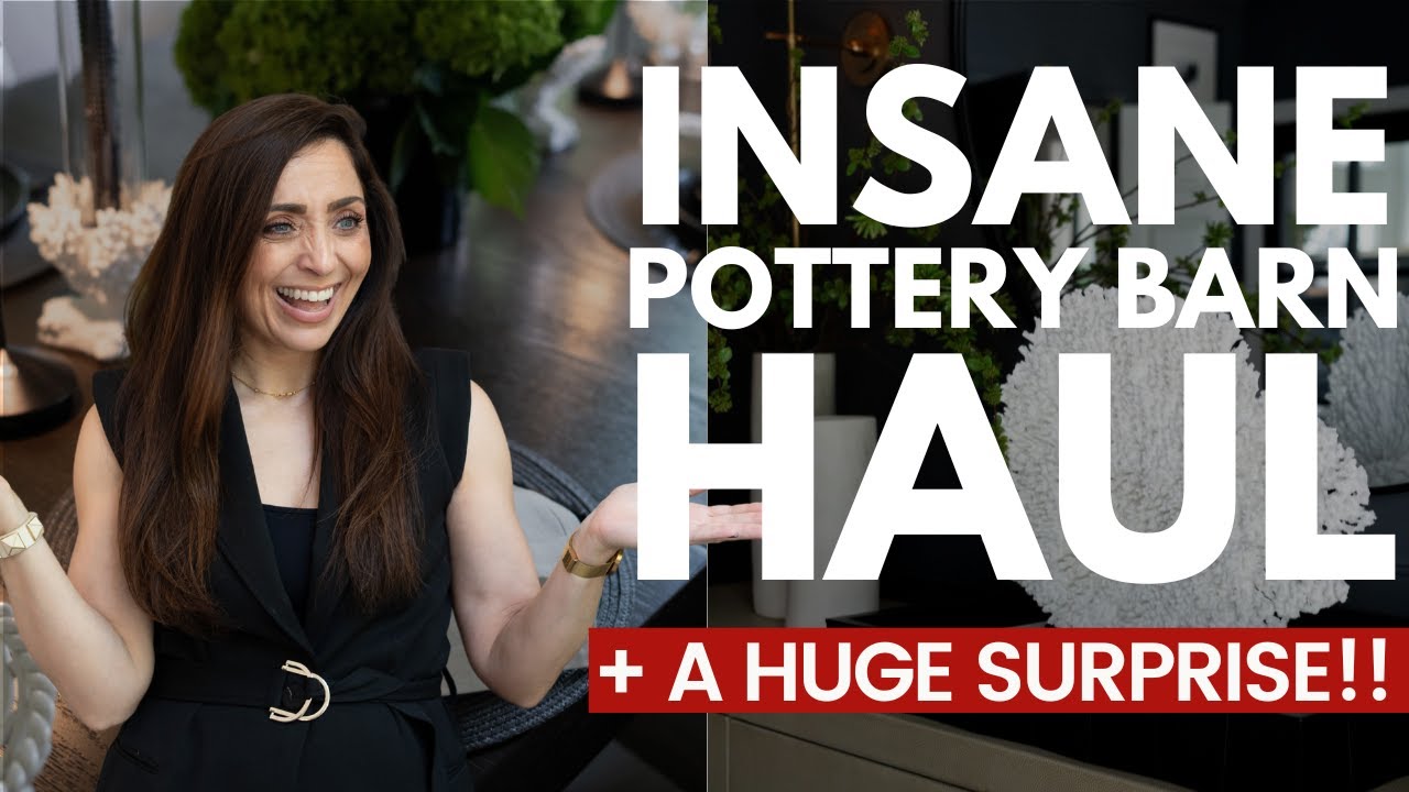 Pottery Barn Haul and huge announcement! (for real!  It's huge!)