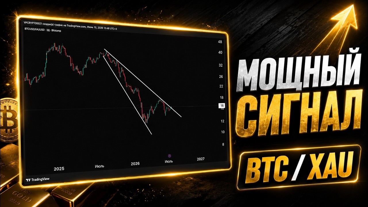 ⚪ БИТКОИН К ЗОЛОТУ УКАЗЫВАЕТ НА РОСТ! Разбор BTC, ETH и SOL