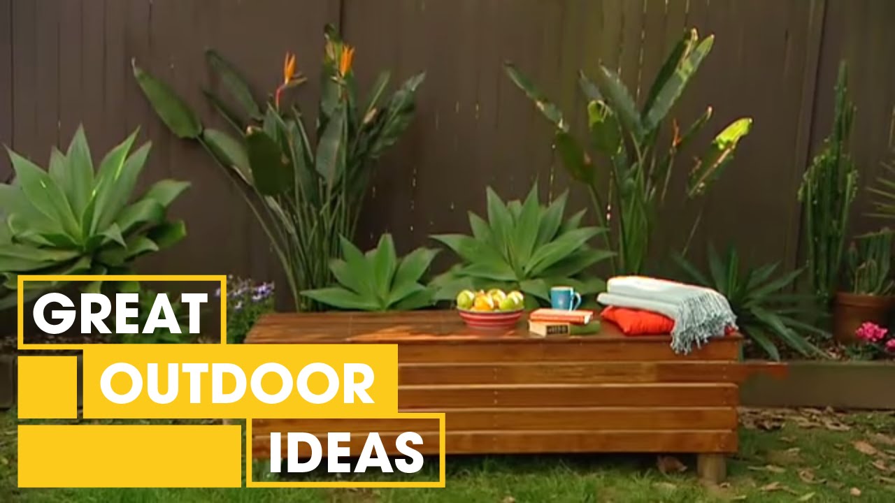 How To Make An Outdoor Bench Seat | Outdoor | Great Home Ideas