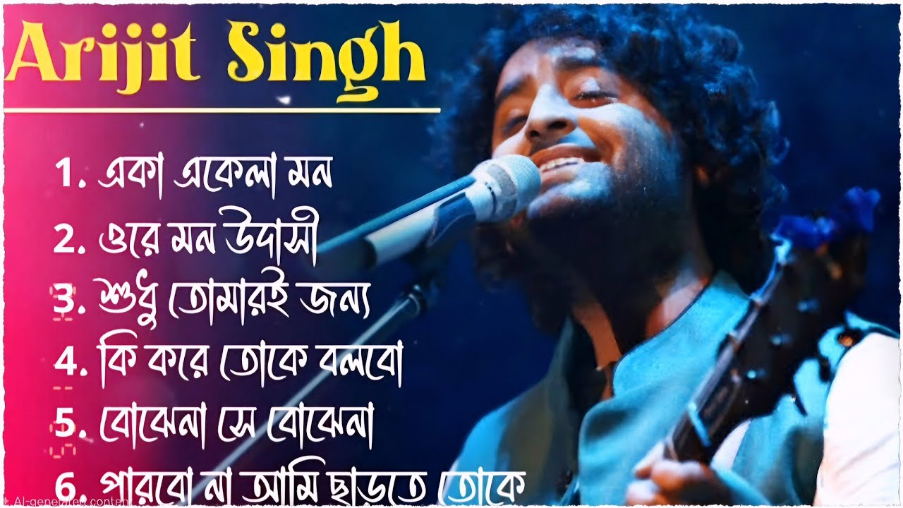 Best Of Arijit Singh Song // Arijit Singh Bengali Songs // Bangla Top Songs Arijit Singh // 𝟮𝟬𝟮𝟱