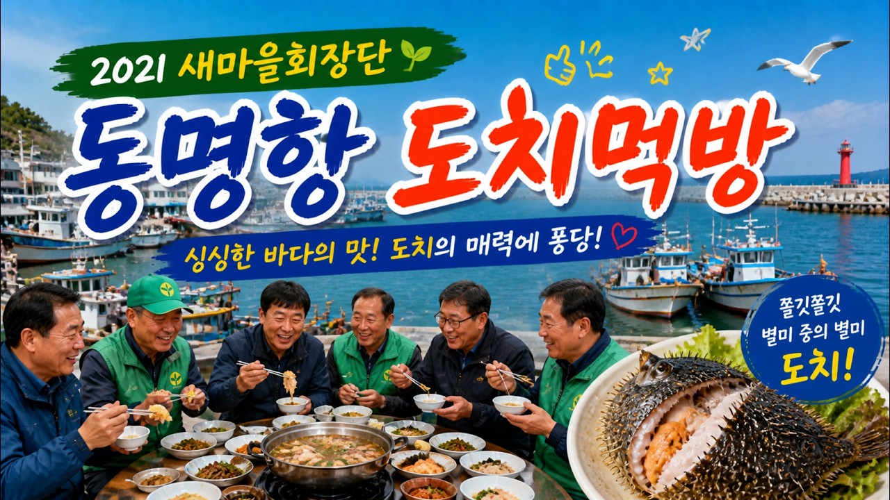 동명항에서 도치먹방