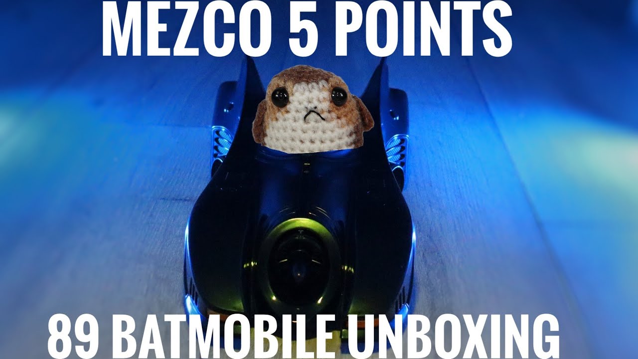 Mezco 5 Points 89 Batmobile unboxing