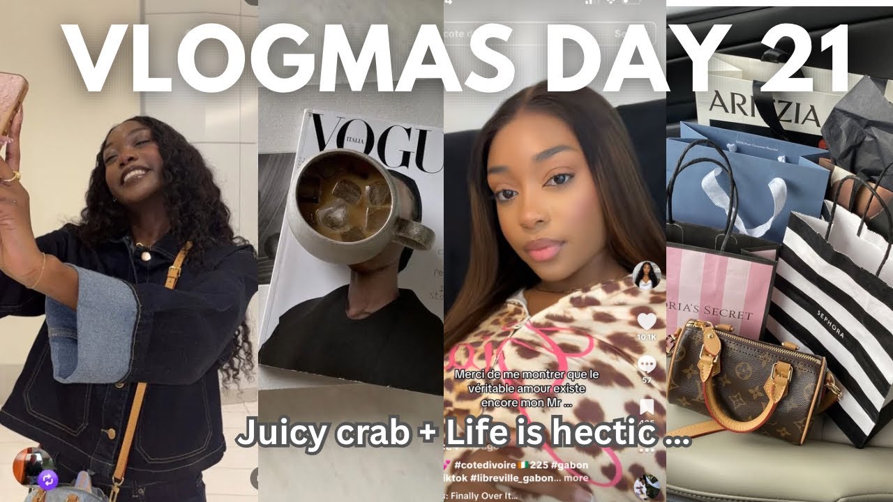 VLOGMAS DAY 21 : TATA MANDO NOUS FAIS A MANGER + BIENTOT LA FIN DES VLOGMAS + LIFE IS HECTIC