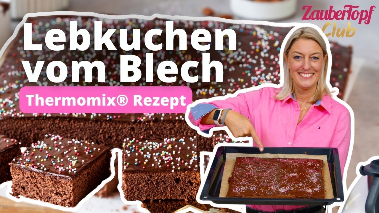 🎄😍 Der beste Weihnachtskuchen: Lebkuchen vom Blech - Schnell & super saftig | Thermomix&reg; Rezept