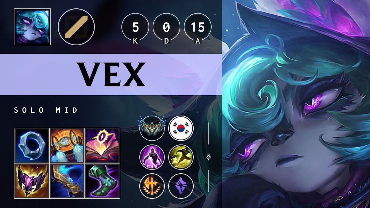 Vex Mid vs Galio - KR Challenger Patch 25.13