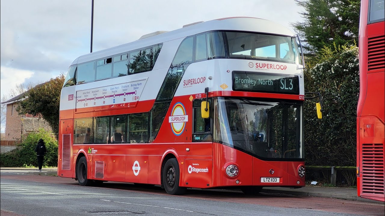 Full Route Visual. Route SL3: Bromley North - Thamesmead