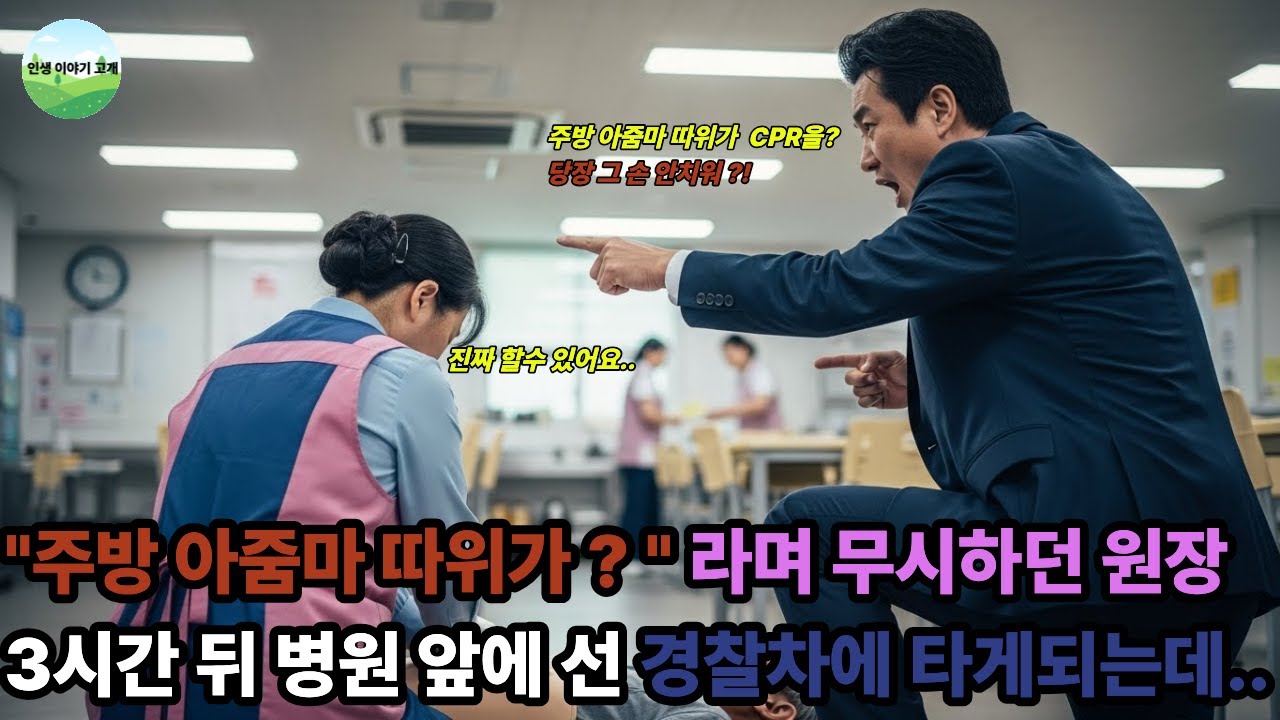 “주방 아줌마 따위가 하면 월급 3배!” 무시하던 원장과 수간호사… 결국 사람들 앞에서 무릎 꿇었습니다