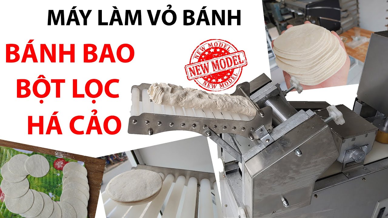 Máy Làm Vỏ Bánh Bao - Bánh Bột Lọc - Há Cảo - Máy Làm Vỏ Bánh Mini - 0704.573.229 | VINAIRATO