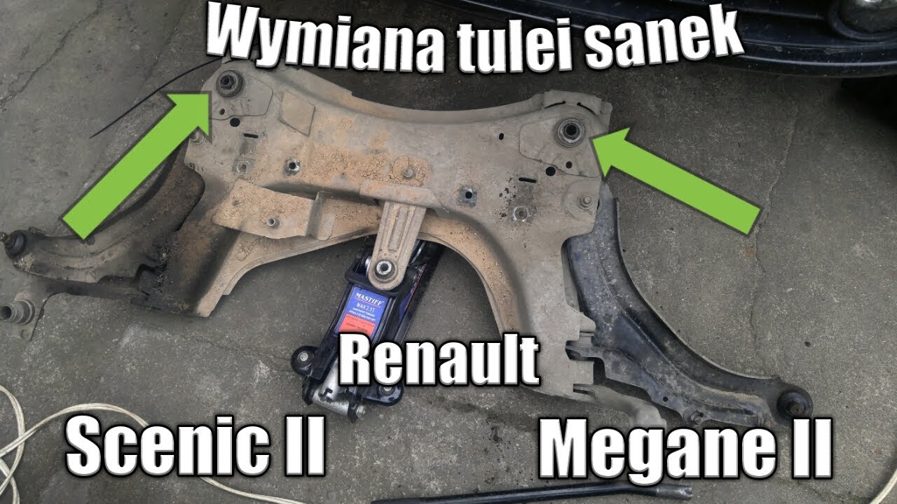 Wymiana tulei sanek Renault Scenic II
