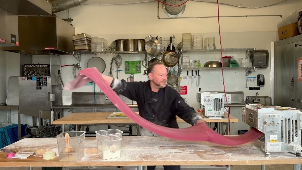 Making Beet Ravioli