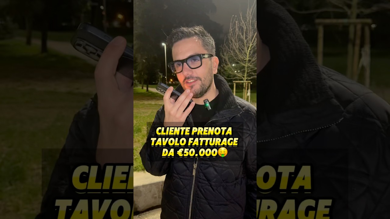 Cliente AltoSpendente prenota tavolo Fatturage da &euro;50.000🤑 #giourso #fatturage