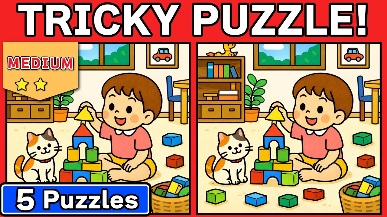 【MEDIUM】Don’t Lose Focus Halfway | Long-Form Spot the Difference #137