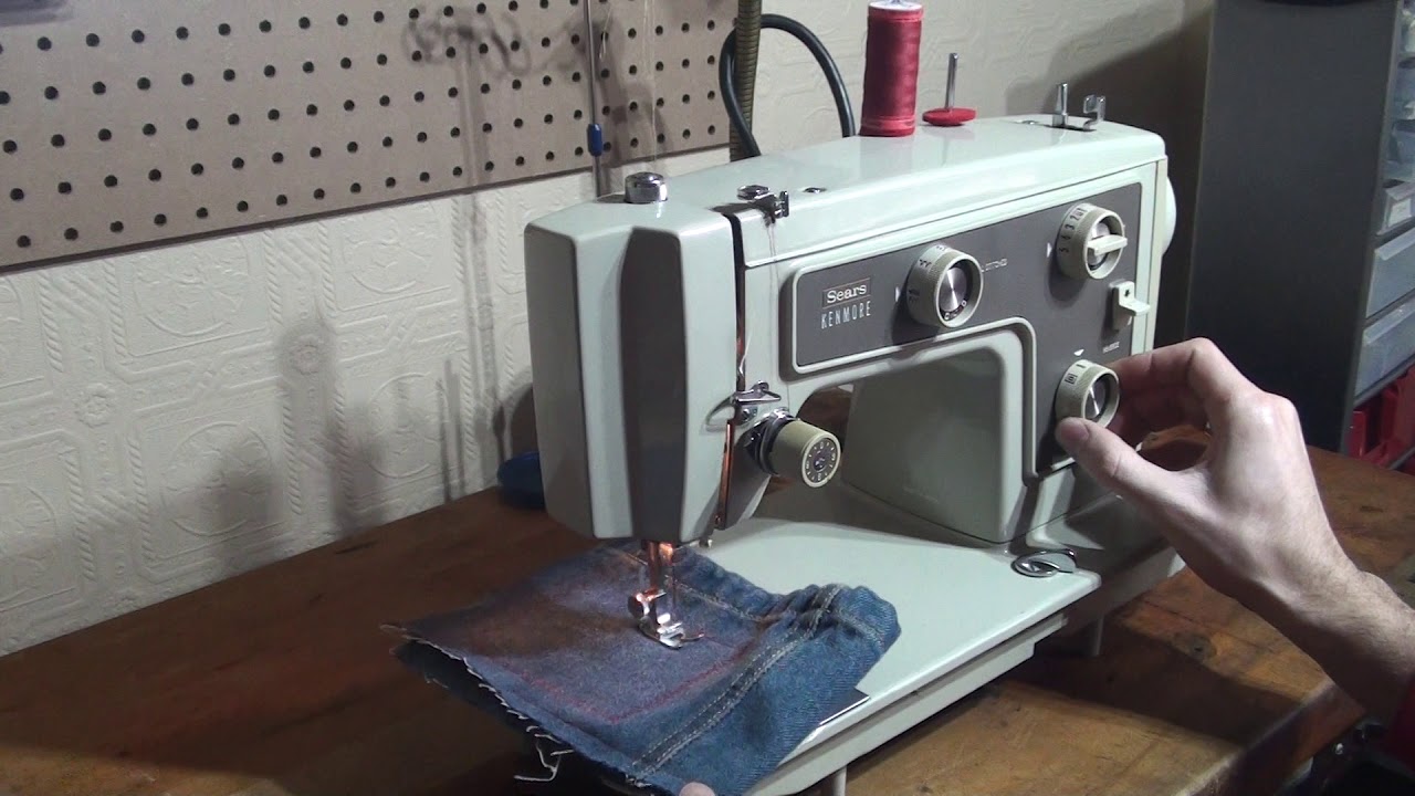 Vintage Sears Kenmore Heavy Duty Sewing Machine - Serviced!
