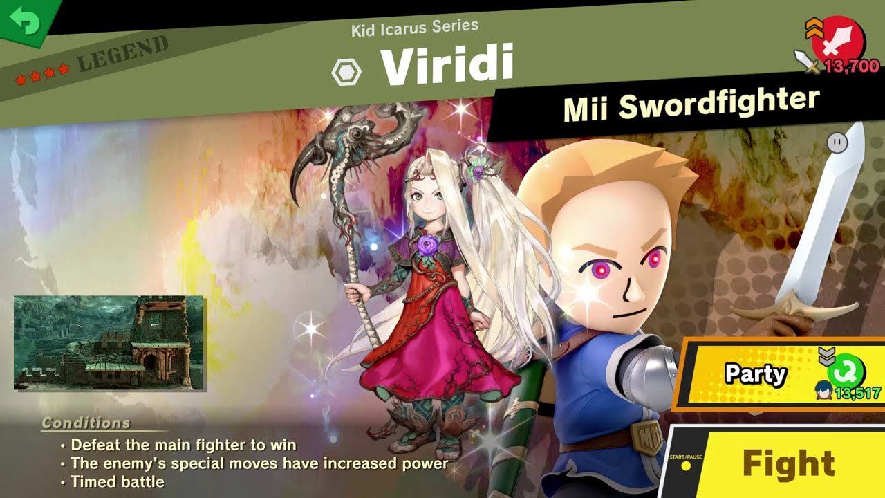 Super Smash Bros Ultimate: Viridi Spirit Battle