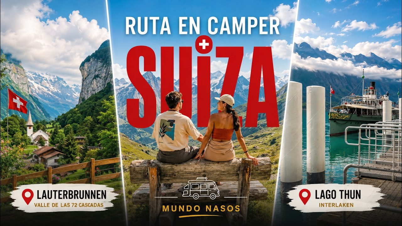 SUIZA EN CAMPER - Lauterbrunnen, Lucerna y Berna - Vlog Día 4 y 5