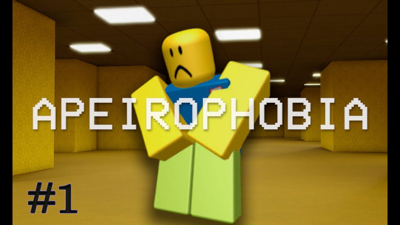 Los BACKROOMS en ROBLOX - Apeirophobia 01