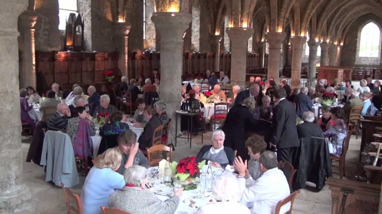 Repas des aînés d'Auffargis le 24 novembre 2012 à l'Abbaye des Vaux de Cernay