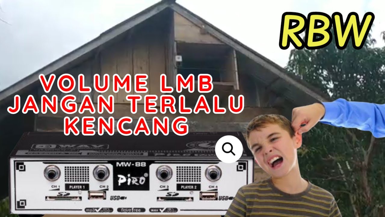 TRIK VOLUME LMB DI RBW #ampaskopicelebes #walet #ampliwalet