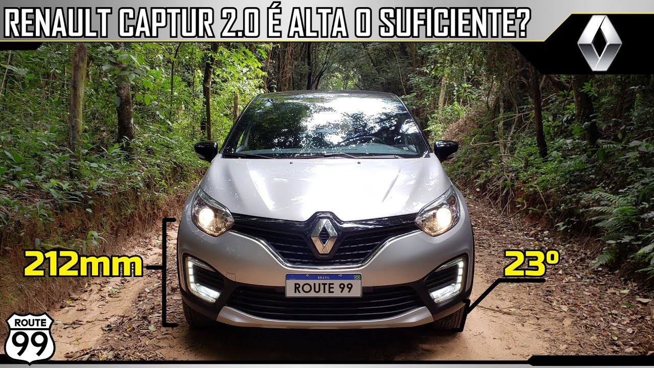RENAULT CAPTUR DESAFIA TRACKER E 2008 NO TESTE DE ALTURA | CANAL ROUTE 99