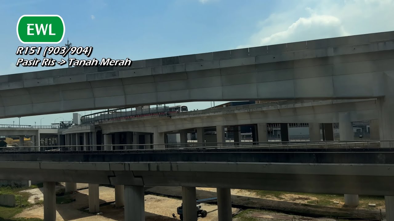 (KHI spotted at ECID) SMRT - ALS R151 (903/904) (Pasir Ris » Tanah Merah)