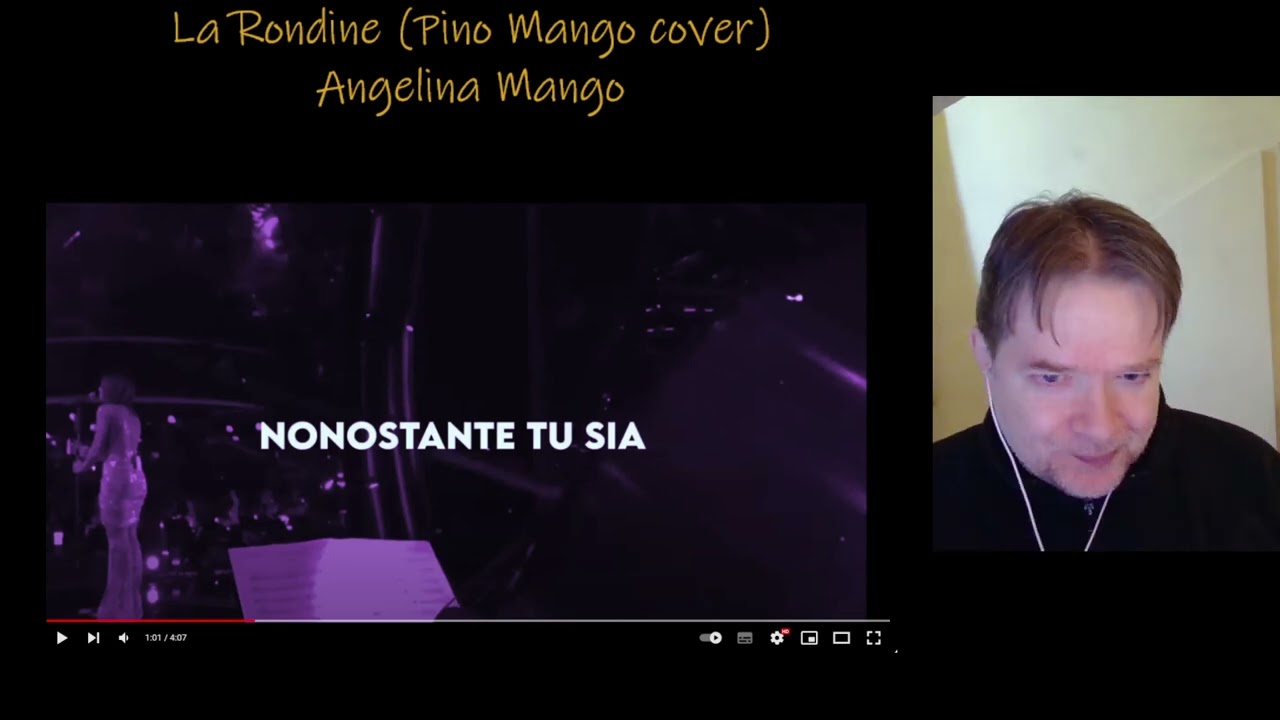 react to Angelina Mango - La Rondine