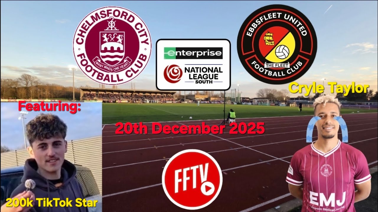 Worst Stadium? Chelmsford v Ebbsfleet Away Days Vlog + Highlights featuring JaysCookingOfficial19 