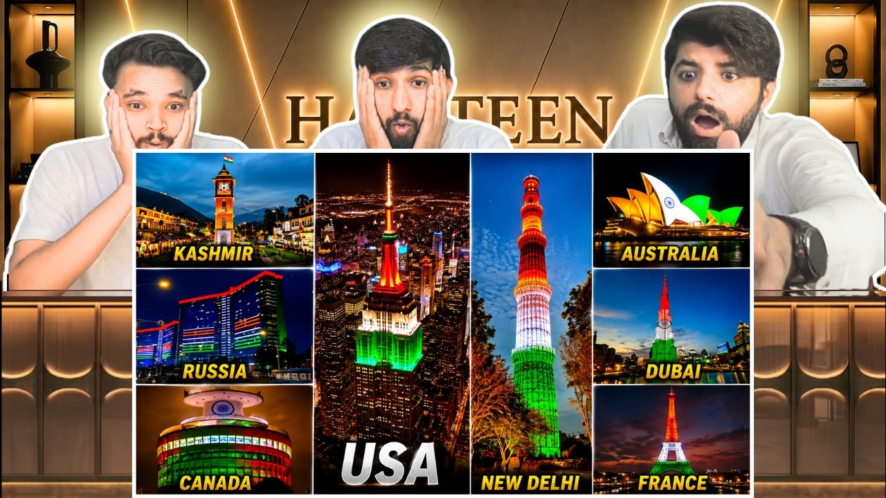 🌍🇮🇳🔥 How the World Celebrated India&rsquo;s Independence Day 2026! #reaction🇮🇳