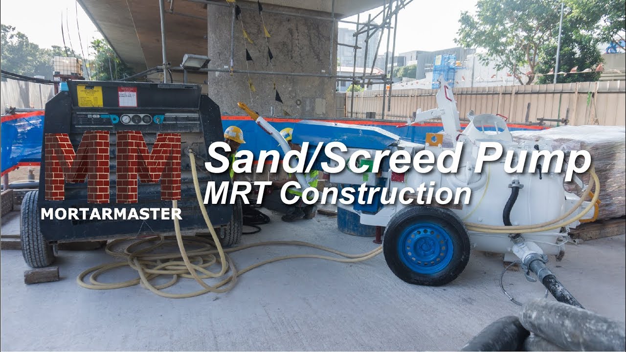 MortarMaster Sand/Screed Pump - MRT Construction