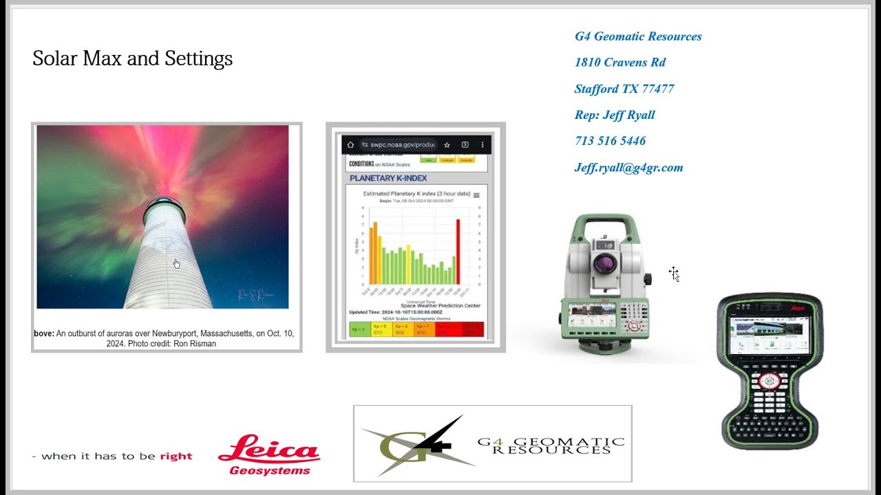 Leica GS18 CS20 overview of Solar Max and settings to help reduce impact
