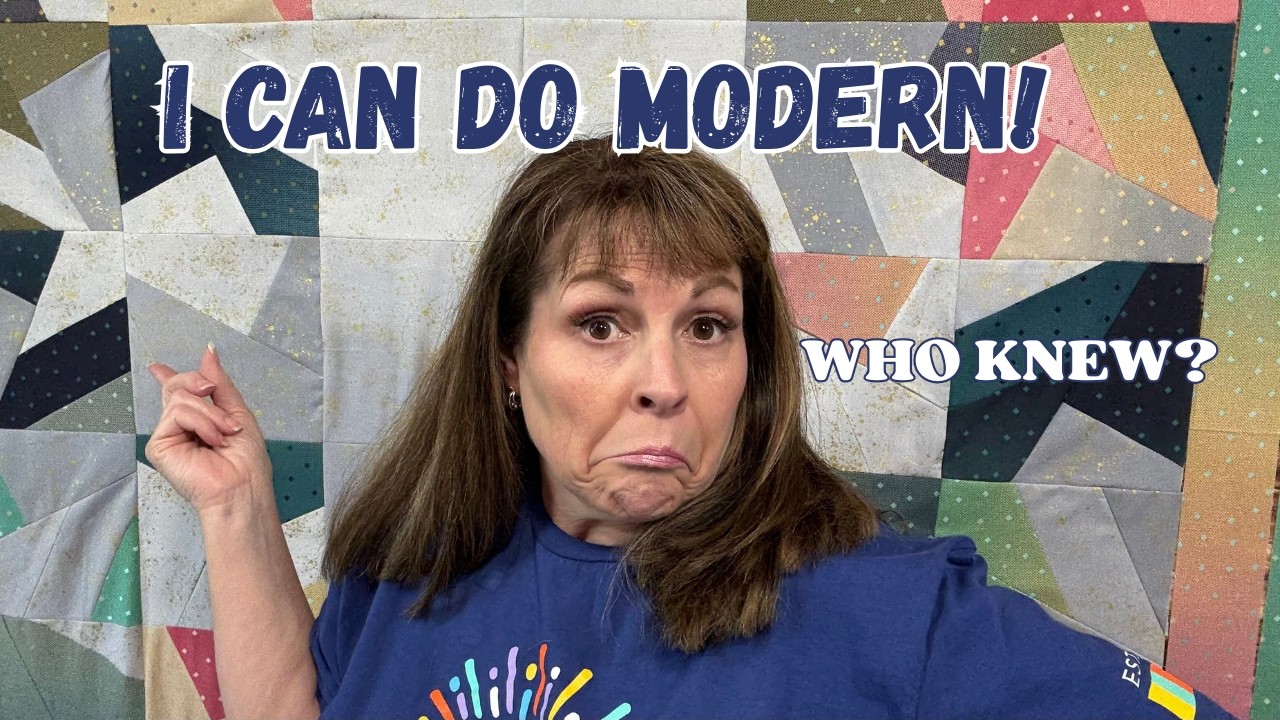 Create a Modern Quilt Block Using a Traditional Block!  #quilting #modernquilting