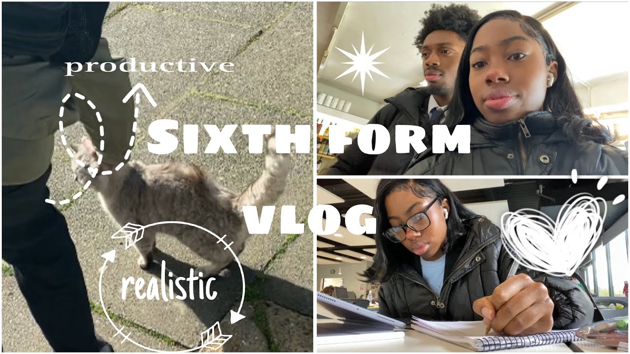 Sixth Form Vlog 📚: realistic, productive | Day in the life  of a Year 13