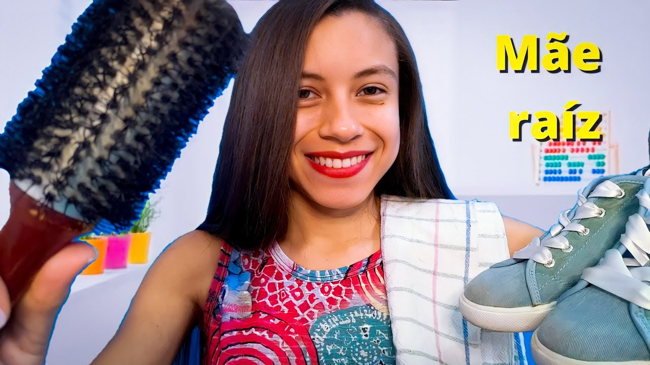 ASMR ROLEPLAY MÃE RAIZ TE ARRUMANDO PRA ESCOLA