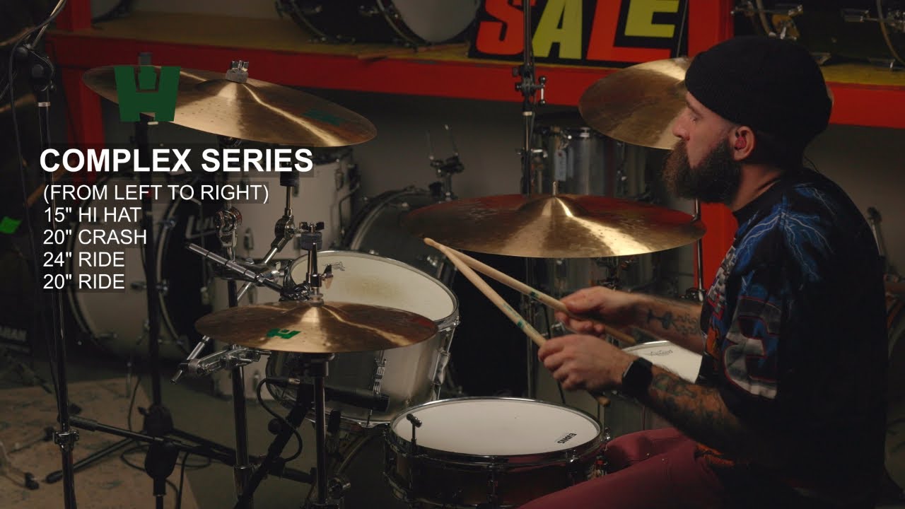 HAWTHORNE COMPLEX SERIES CYMBALS (SET 3)
