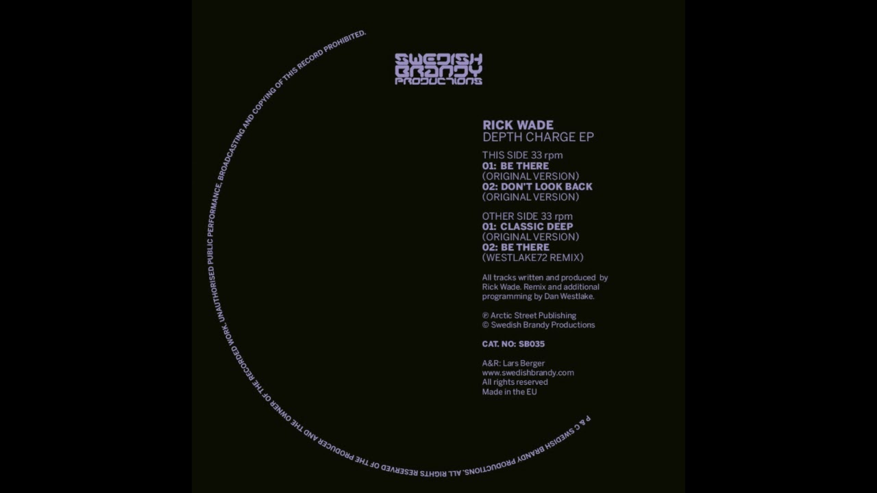 Rick Wade - Be There (Westlake72 Remix)