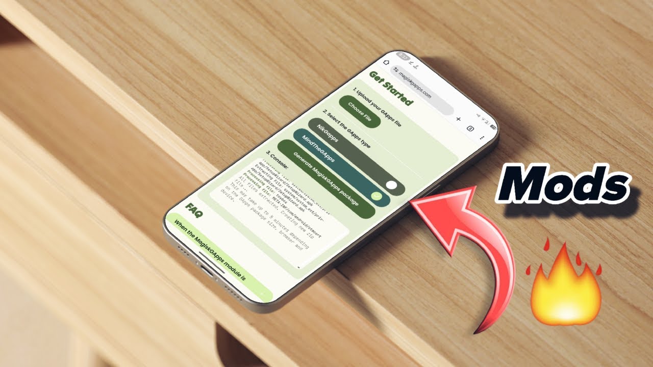 Wow: Create GApps Magisk Module | Install GApps as a Magisk Module 👀🔥 #magiskmodule
